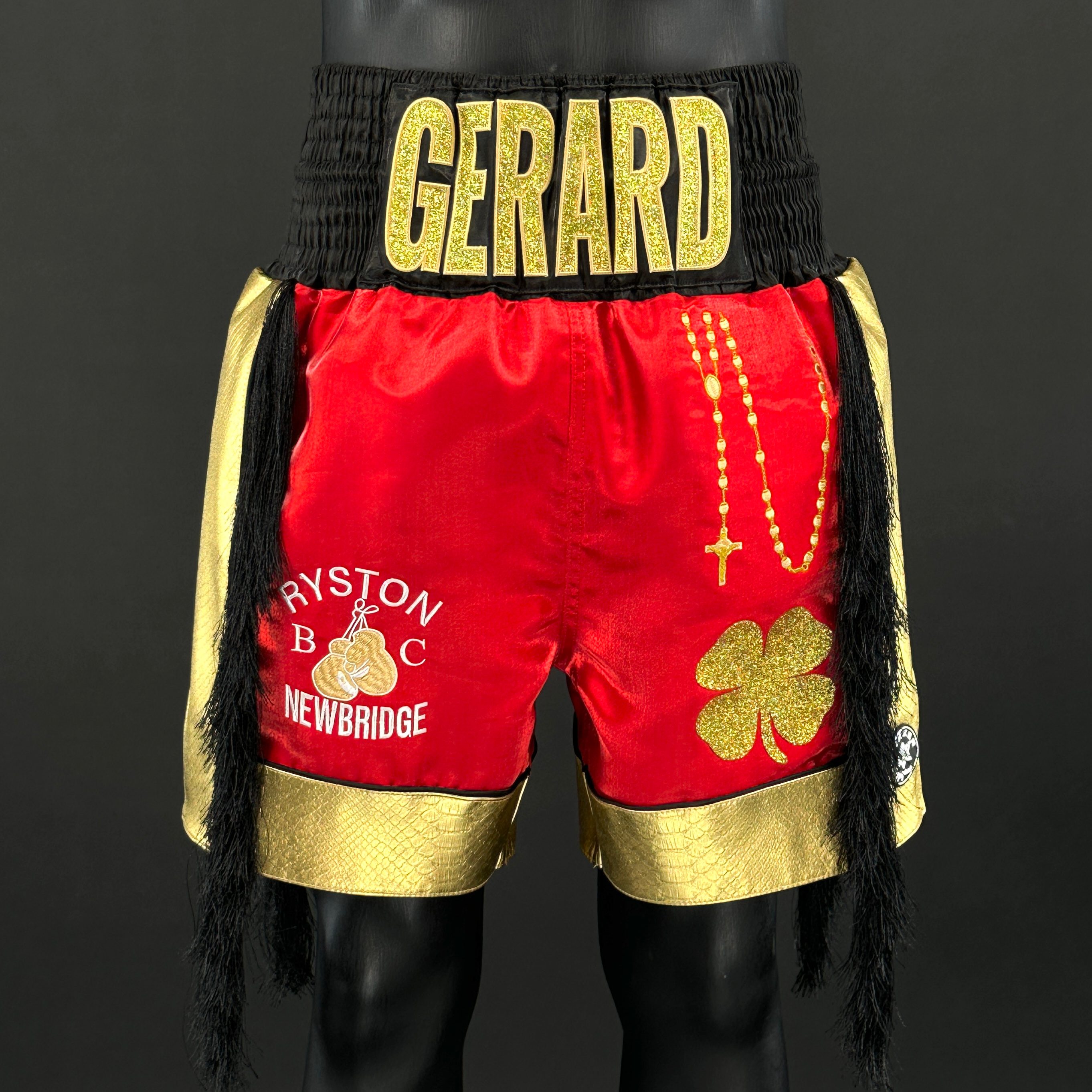 Panel Long Tassels BX marie 180890 Custom Boxing Shorts & Trunks